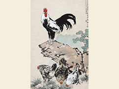 徐悲鸿 《四吉图》
