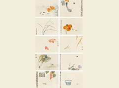 齐白石 《花卉草虫册》