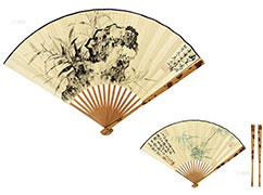 吴湖帆 陈定山 《幽篁秀石》 《竹报平安》