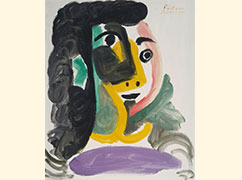 巴布罗•毕加索 《女人头像》