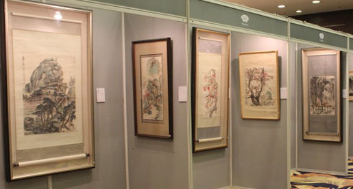 荣宝2013文物艺术品拍卖会(第75期)预展现场