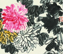齐白石 《菊花》 