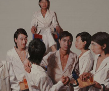 徐波《又见诸葛》2010 布面油画