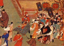 《唐后行从图》