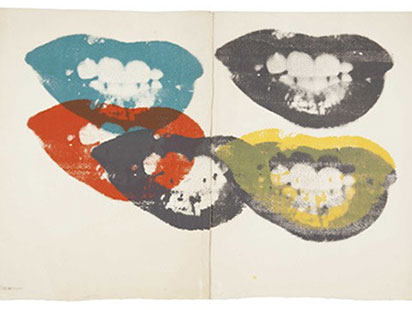 安迪·沃霍尔1964年创作《我永远永远爱你的吻》