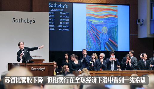 苏富比营收下降