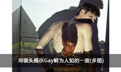 用镜头揭示Gay鲜为人知的一面(多图) 