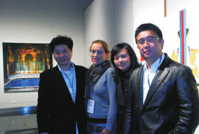 2010南京双年展策展团队在现场