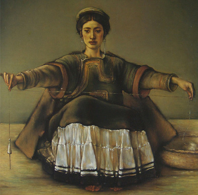 庞茂琨 捻 150cm x 160cm 1988年